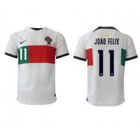 Camisa de Futebol Portugal Joao Felix #11 Equipamento Secundário Mundo 2022 Manga Curta